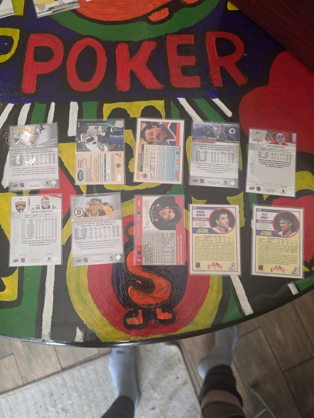 Cartes de hockey de collection - Paquet de 5