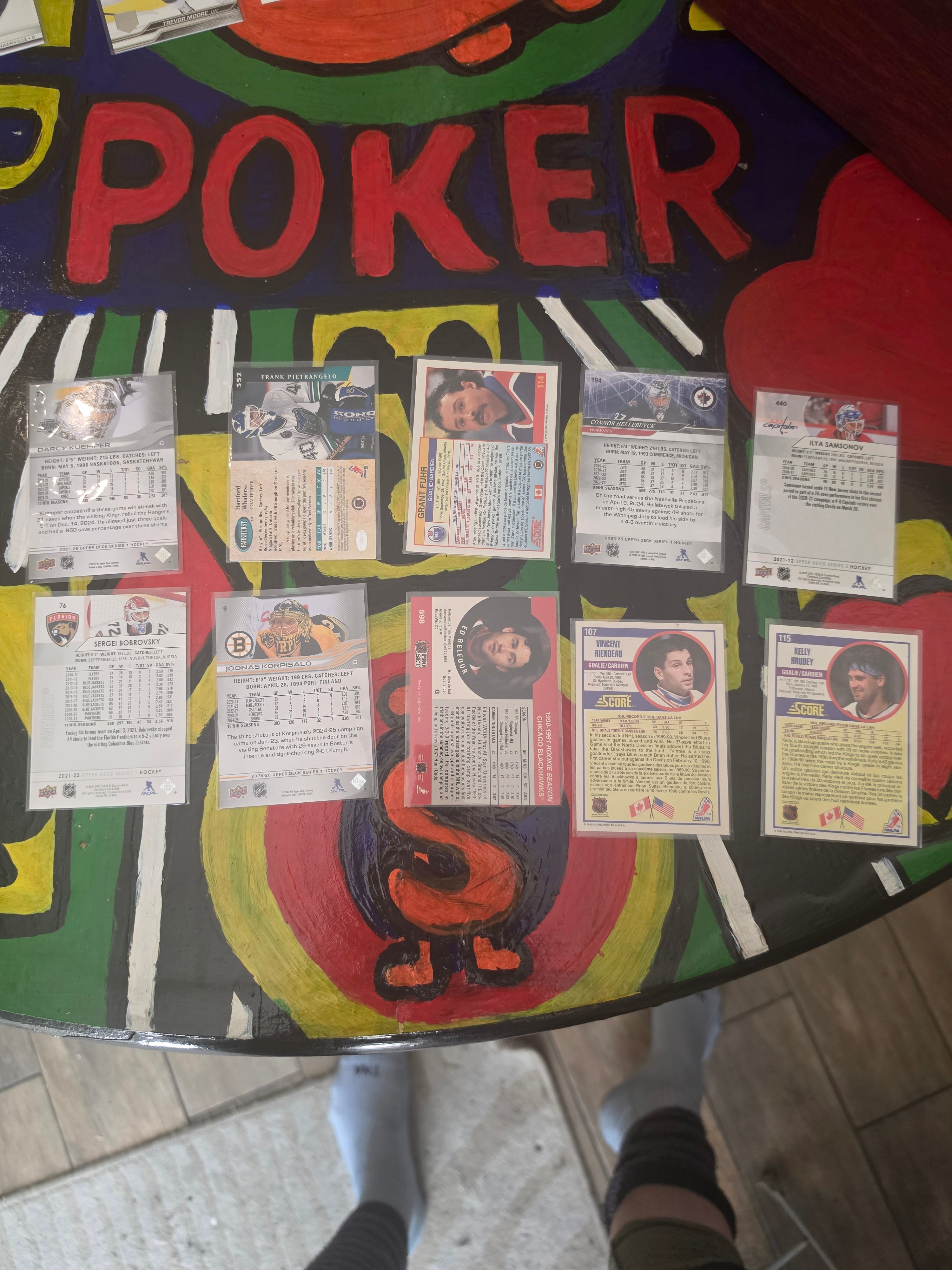 Cartes de hockey de collection - Paquet de 5