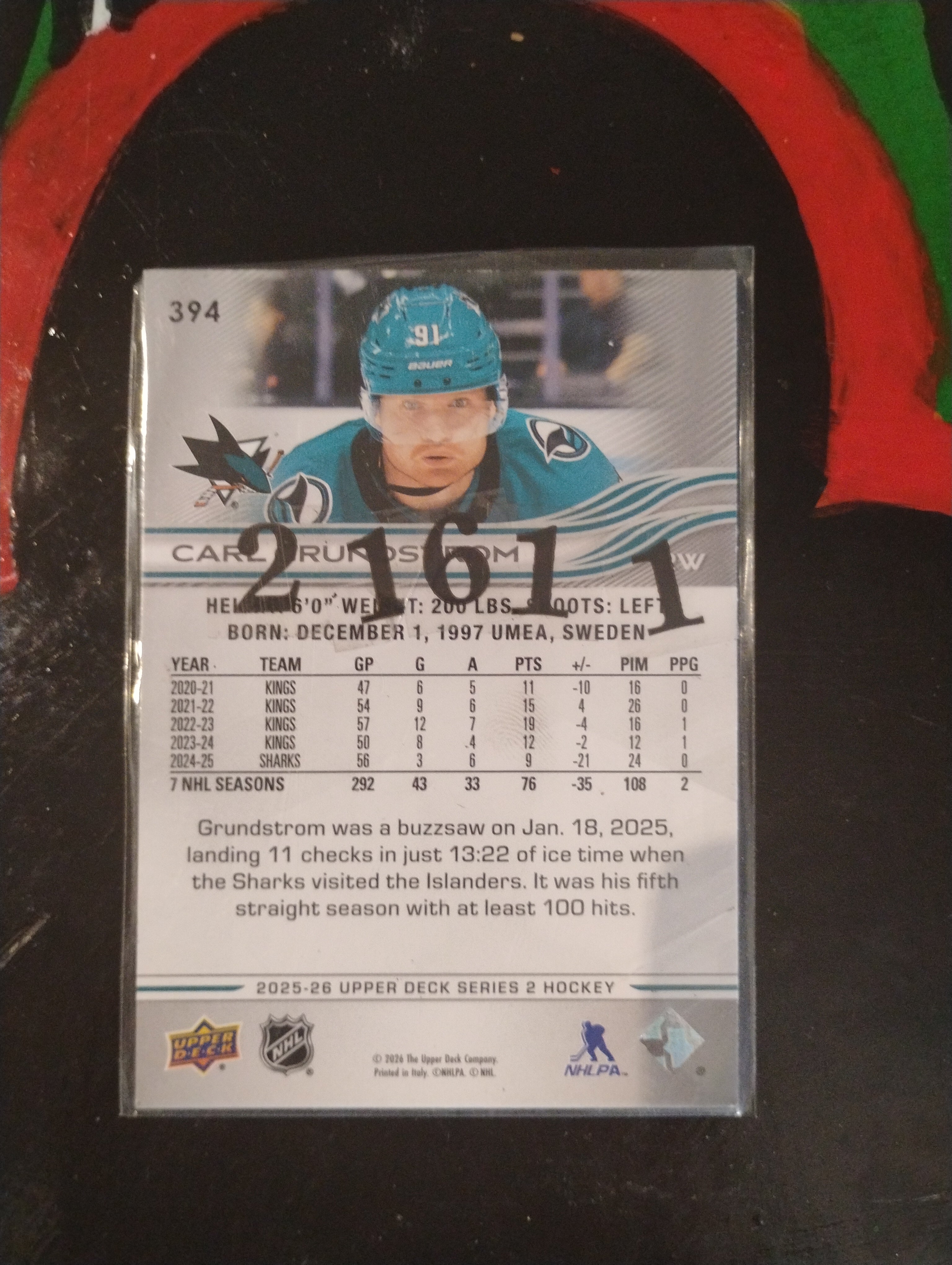 Carte de membre annuel cashockey 25$/par année