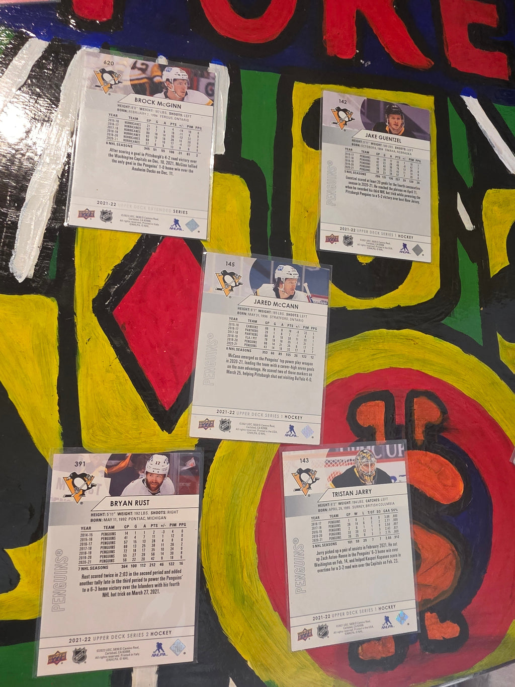 Cartes de hockey de collection - Paquet de 5