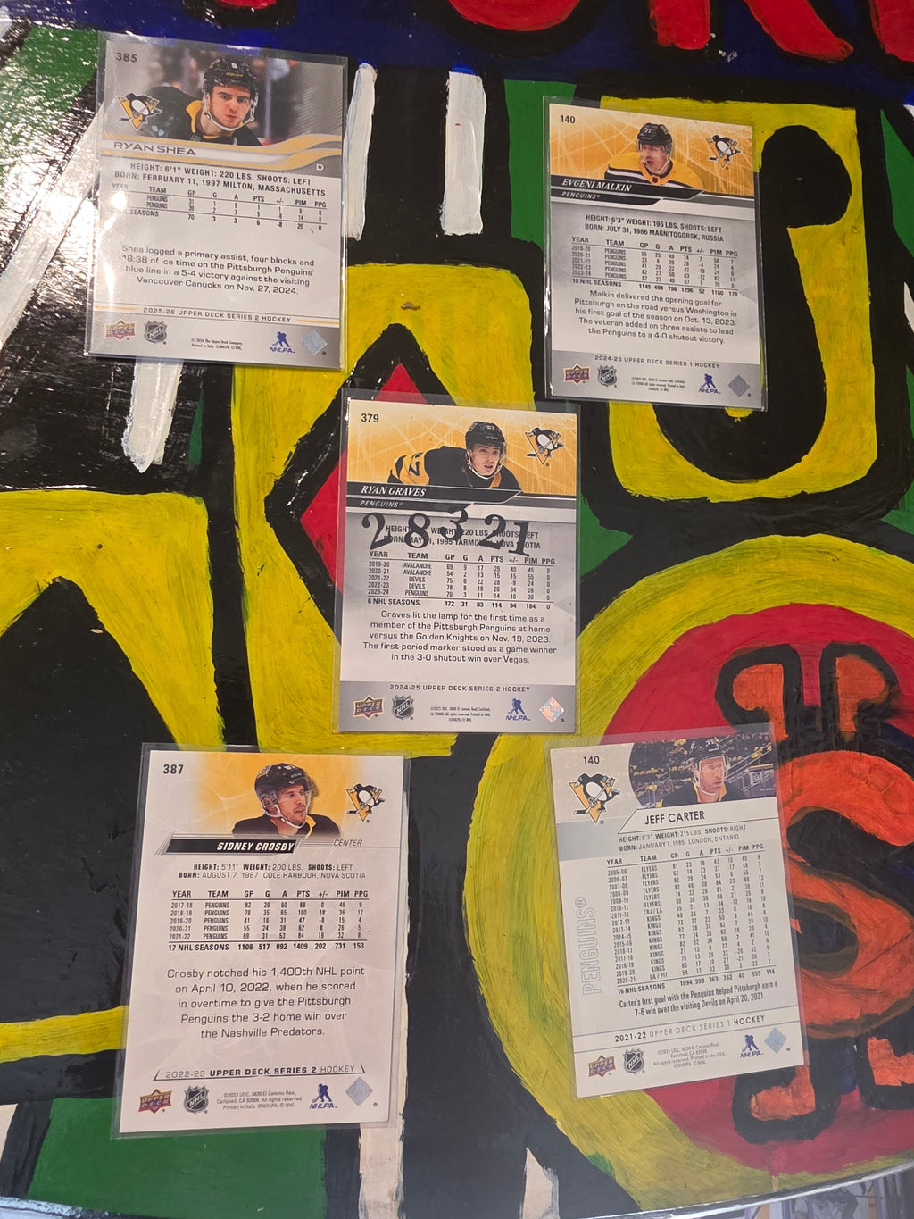 Cartes de hockey de collection - Paquet de 5