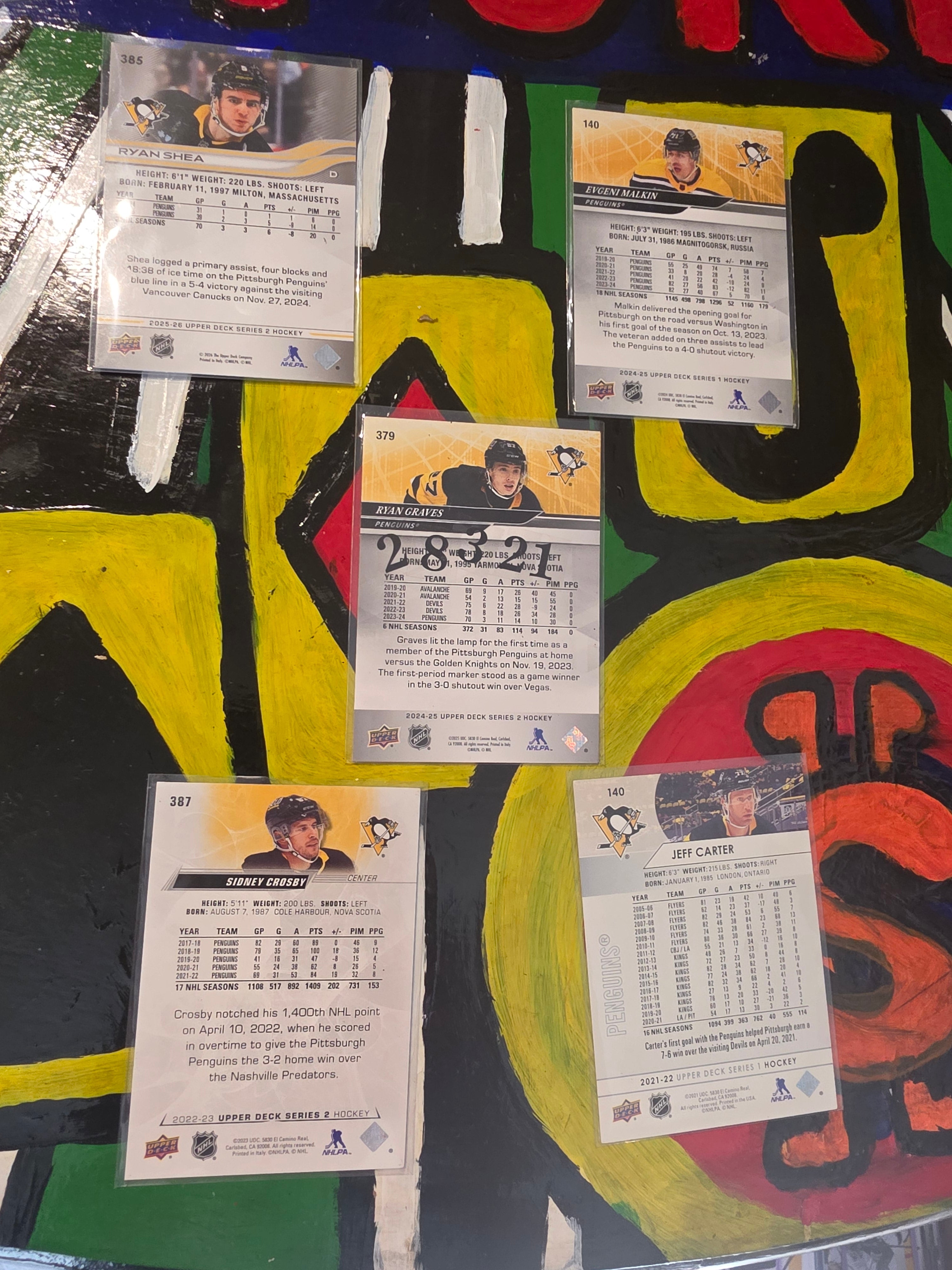 Cartes de hockey de collection - Paquet de 5