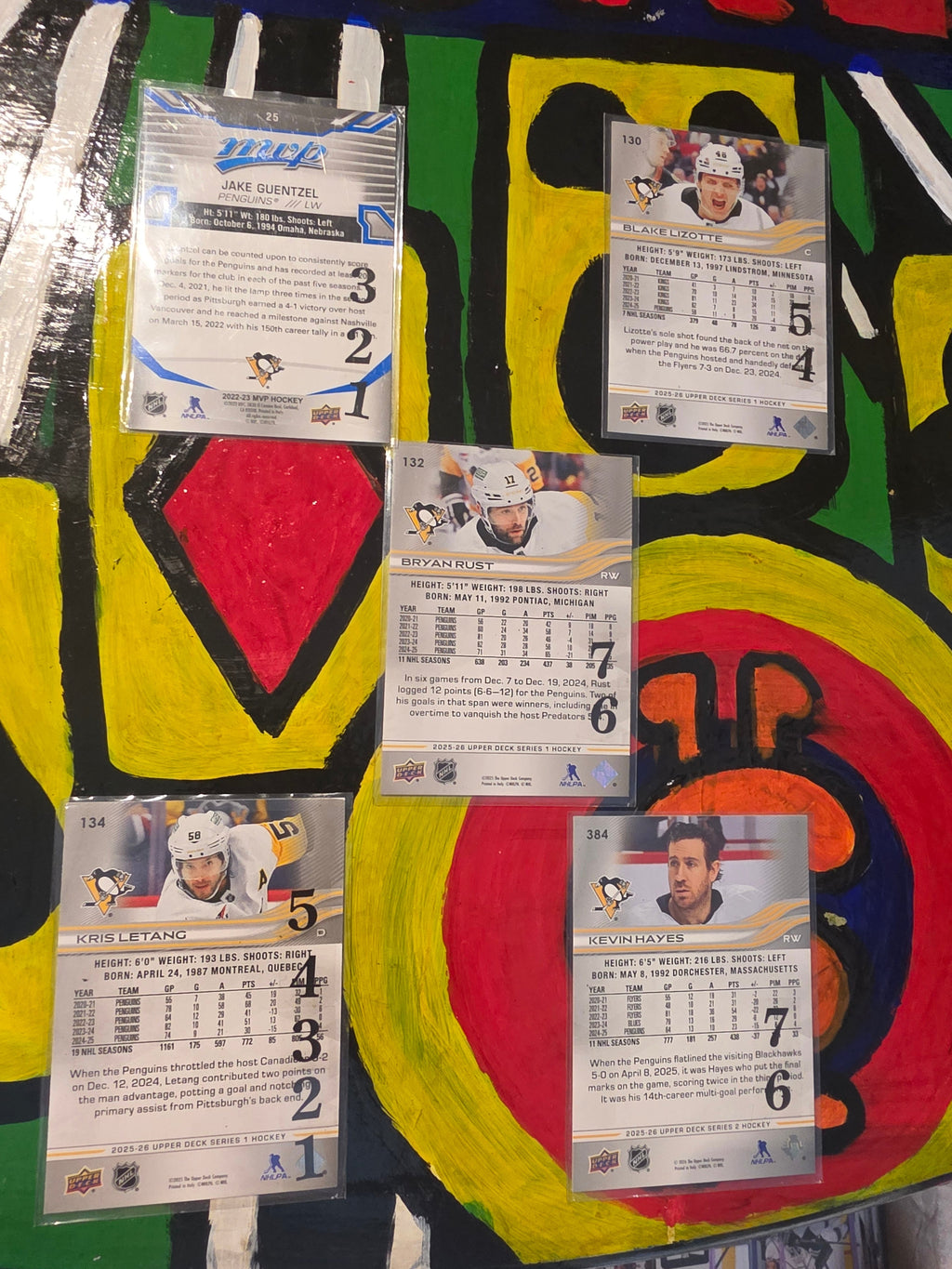 Cartes de hockey de collection - Paquet de 5